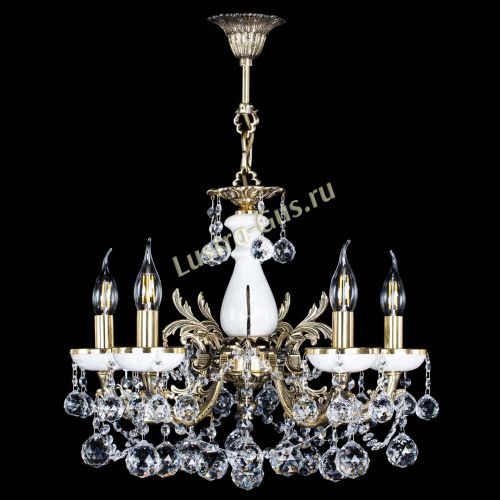Люстра бронзовая Атланта из мрамора №5/3 Шар в Саратове Гусь Хрустальный