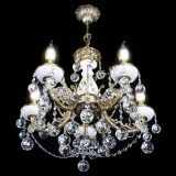 Люстра бронзовая Атланта из мрамора №5/3 Шар в Саратове