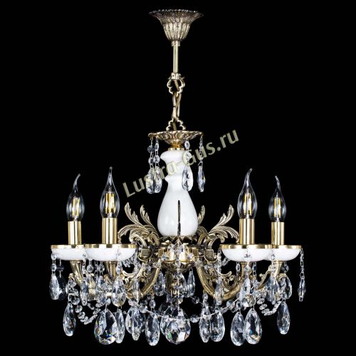 Люстра бронзовая Атланта из мрамора №5/3 Журавлик в Саратове Гусь Хрустальный