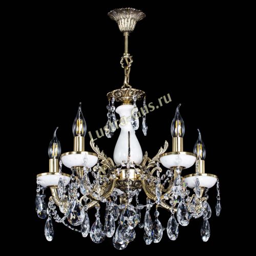Люстра бронзовая Атланта из мрамора №5/3 Журавлик в Саратове Гусь Хрустальный
