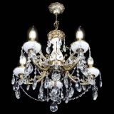 Люстра бронзовая Атланта из мрамора №5/3 Журавлик в Саратове