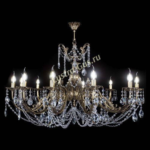 Люстра бронзовая Делия №12 баден в Саратове Гусь Хрустальный