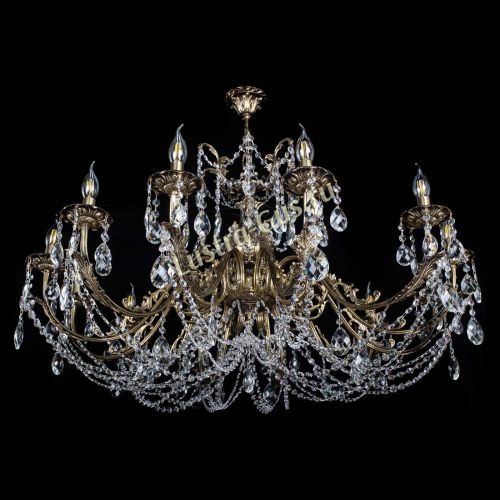 Люстра бронзовая Делия №12 баден в Саратове Гусь Хрустальный