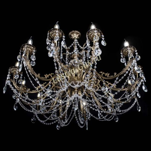 Люстра бронзовая Делия №12 баден в Саратове Гусь Хрустальный