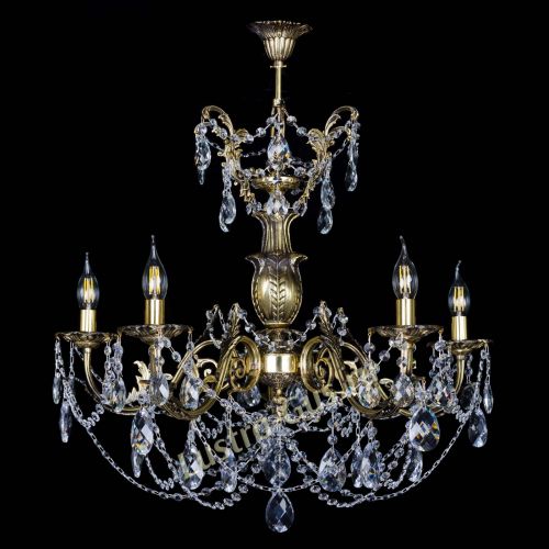 Люстра бронзовая Делия №5 баден в Саратове Гусь Хрустальный