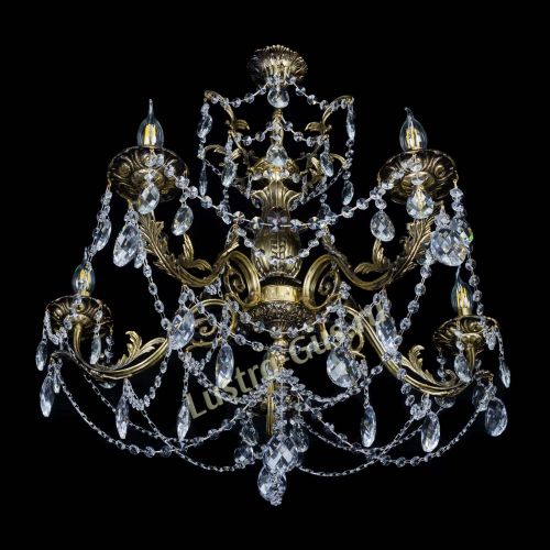 Люстра бронзовая Делия №5 баден в Саратове Гусь Хрустальный