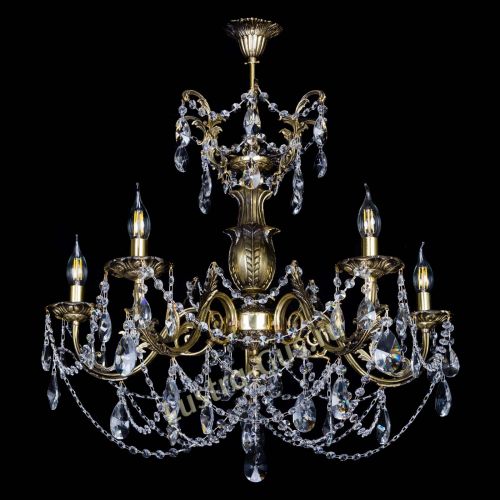 Люстра бронзовая Делия №5 лучик в Саратове Гусь Хрустальный