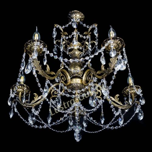 Люстра бронзовая Делия №5 лучик в Саратове Гусь Хрустальный