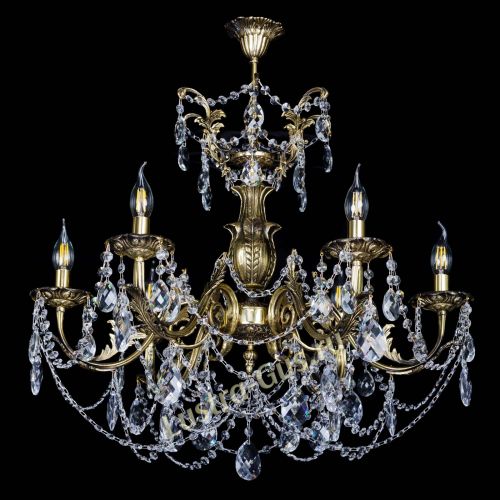 Люстра бронзовая Делия №6 баден в Саратове Гусь Хрустальный