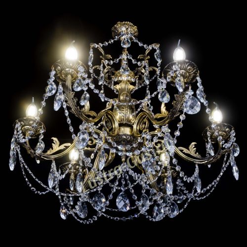 Люстра бронзовая Делия №6 баден в Саратове Гусь Хрустальный