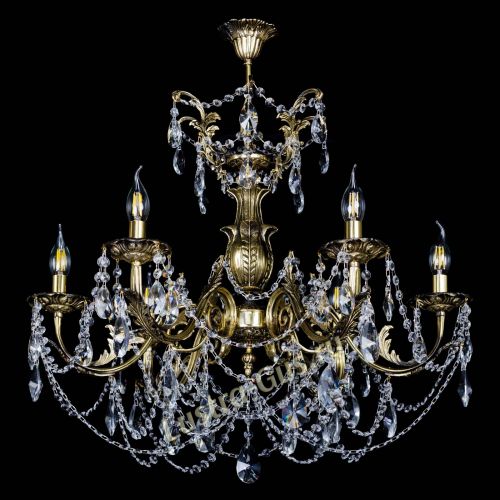 Люстра бронзовая Делия №6 лучик в Саратове Гусь Хрустальный