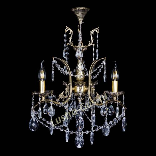 Бронзовая люстра Гелла №3 баден в Саратове Гусь Хрустальный