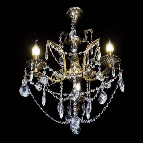 Бронзовая люстра Гелла №3 баден в Саратове Гусь Хрустальный