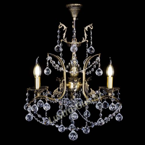 Бронзовая люстра Гелла №3 шар в Саратове Гусь Хрустальный