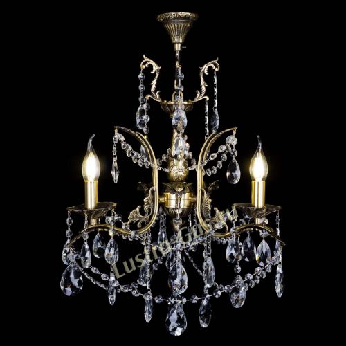 Бронзовая люстра Гелла №3 журавлик в Саратове Гусь Хрустальный