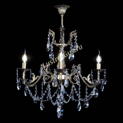 Люстра бронзовая Кассандра №3 лучик в Саратове Гусь Хрустальный