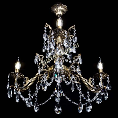 Люстра бронзовая Кассандра №3 лучик в Саратове Гусь Хрустальный