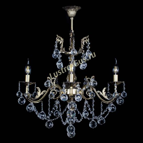 Люстра бронзовая Кассандра №3 шар в Саратове Гусь Хрустальный