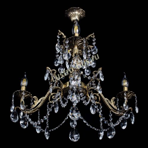 Люстра бронзовая Кассандра №3 журавлик в Саратове Гусь Хрустальный