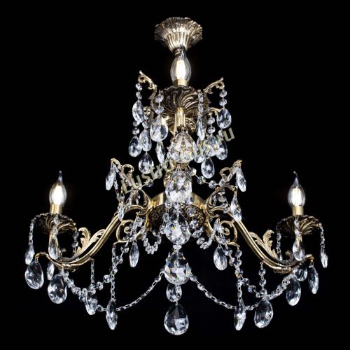 Люстра бронзовая Кассандра №3 журавлик в Саратове Гусь Хрустальный