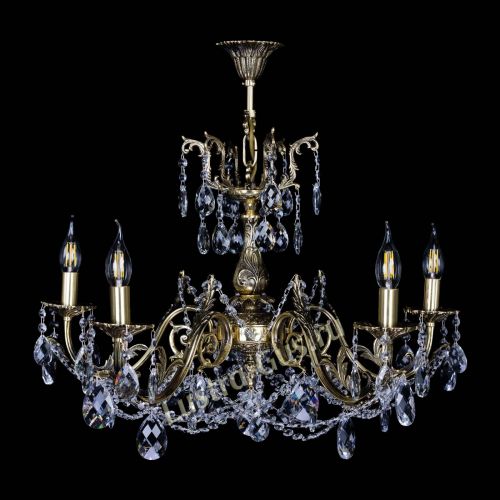 Бронзовая люстра Кассандра №5 баден в Саратове Гусь Хрустальный