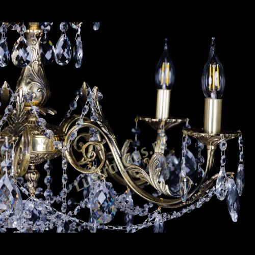 Бронзовая люстра Кассандра №5 баден в Саратове Гусь Хрустальный