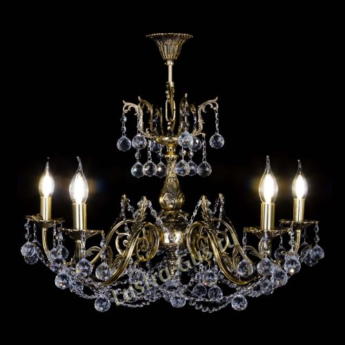 Бронзовая люстра Кассандра №5 шар в Саратове Гусь Хрустальный