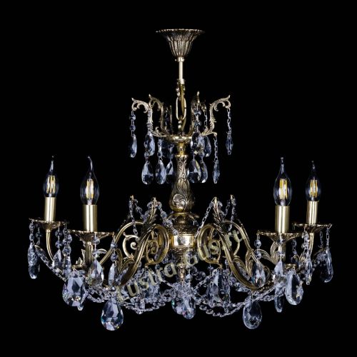 Бронзовая люстра Кассандра №5 журавлик в Саратове Гусь Хрустальный