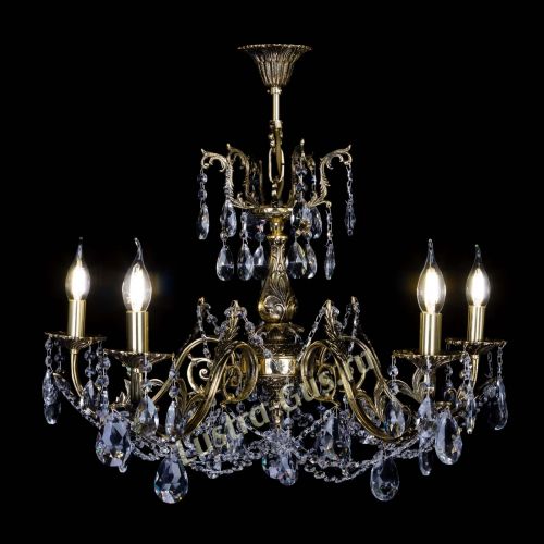 Бронзовая люстра Кассандра №5 журавлик в Саратове Гусь Хрустальный