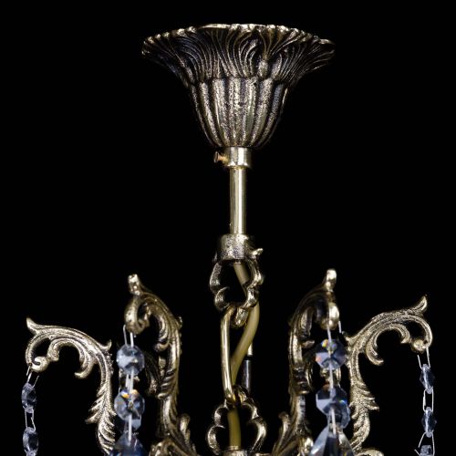 Бронзовая люстра Кассандра №5 журавлик в Саратове Гусь Хрустальный