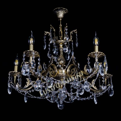 Бронзовая люстра Кассандра №5 журавлик в Саратове Гусь Хрустальный