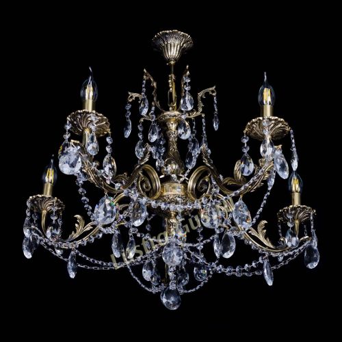 Бронзовая люстра Кассандра №5 журавлик в Саратове Гусь Хрустальный