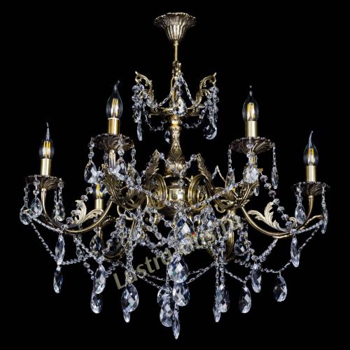 Бронзовая люстра Кассандра №6/2 баден в Саратове Гусь Хрустальный