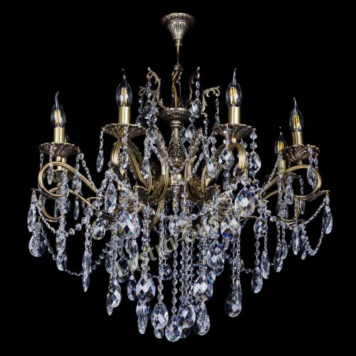 Бронзовая люстра Мелания №8/2 баден в Саратове Гусь Хрустальный