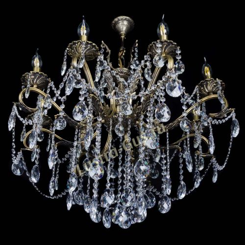 Бронзовая люстра Мелания №8/2 баден в Саратове Гусь Хрустальный