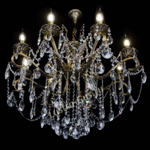 Бронзовая люстра Мелания №8/2 баден в Саратове Гусь Хрустальный
