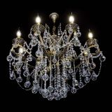 Бронзовая люстра Мелания №8/2 шар в Саратове