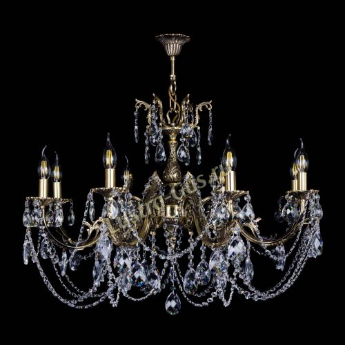 Бронзовая люстра Кассандра №8 баден в Саратове Гусь Хрустальный