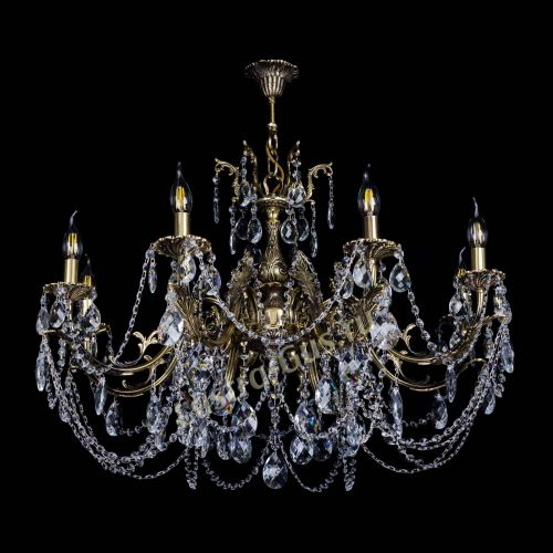 Бронзовая люстра Кассандра №8 баден в Саратове Гусь Хрустальный