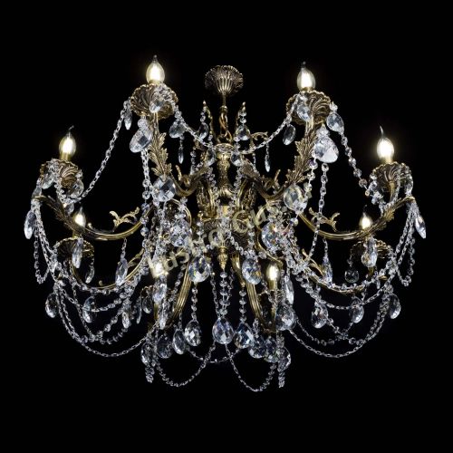 Бронзовая люстра Кассандра №8 баден в Саратове Гусь Хрустальный