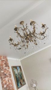 Бронзовая люстра Кассандра №8 шар в Саратове отзыв и фото покупателя