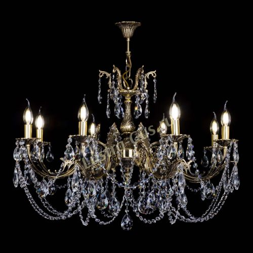 Бронзовая люстра Кассандра №8 журавлик в Саратове Гусь Хрустальный