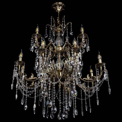 Люстра бронзовая Кассандра Алфея №12 баден в Саратове Гусь Хрустальный