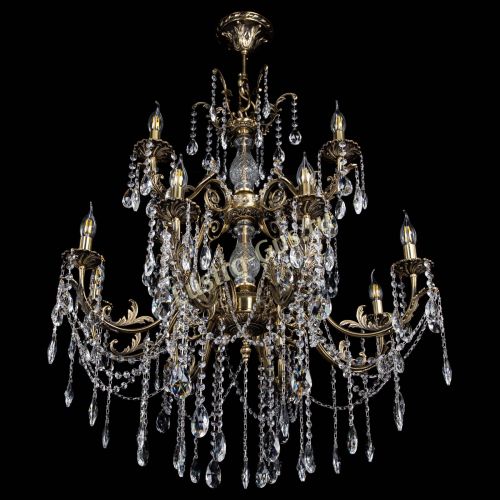 Люстра бронзовая Кассандра Алфея №12 журавлик в Саратове Гусь Хрустальный