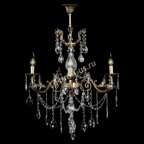Люстра бронзовая Кассандра Алфея №3/1 баден в Саратове Гусь Хрустальный