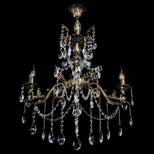 Люстра бронзовая Кассандра Алфея №3/1 журавлик в Саратове Гусь Хрустальный