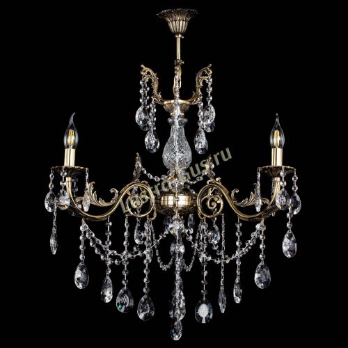 Люстра бронзовая Кассандра Алфея №3/1 звездочка в Саратове Гусь Хрустальный