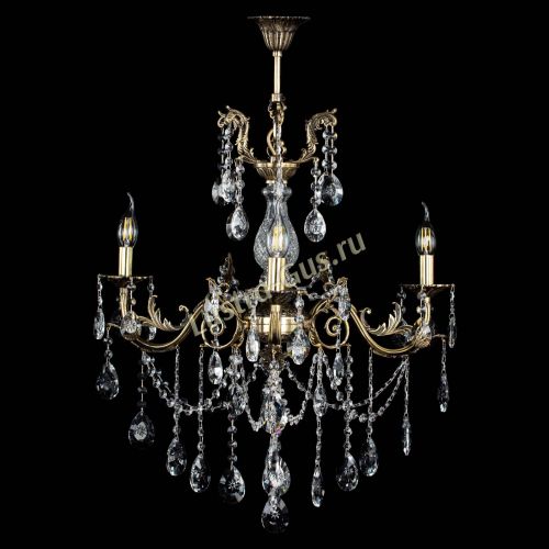 Люстра бронзовая Кассандра Алфея №3/1 звездочка в Саратове Гусь Хрустальный