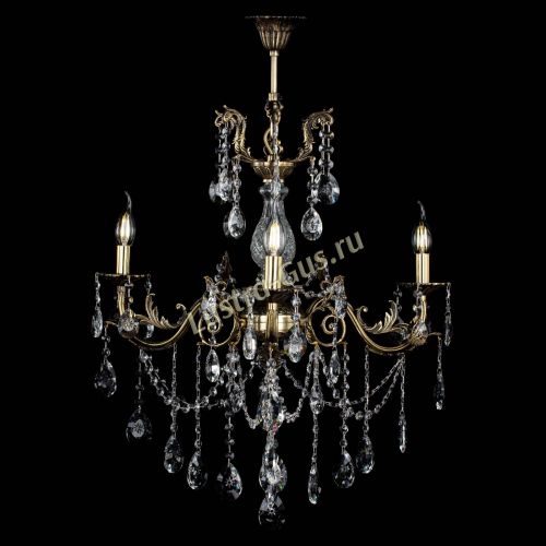 Люстра бронзовая Кассандра Алфея №3/1 звездочка в Саратове Гусь Хрустальный