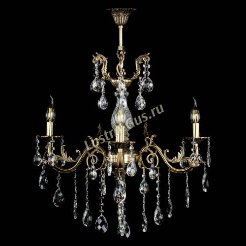 Люстра бронзовая Кассандра Алфея №3/2 баден в Саратове Гусь Хрустальный